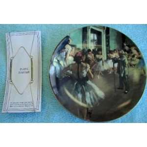  Degas La Classe De Danse Plate Franklin Mint Impressionism 