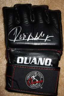 Jose Aldo Jr. Signed Ouano Fight Glove Exact PROOF UFC  