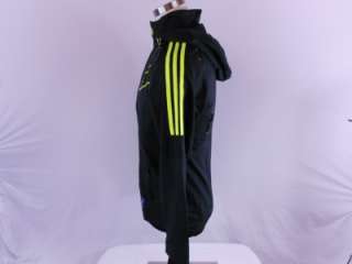   Predator Mens Medium M Soccer UCL Track Top Jacket Suit Black Yellow