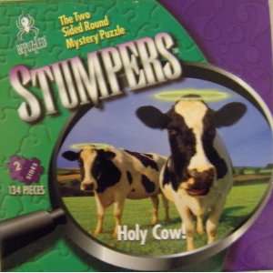   Bepuzzled Stumpers: Holy Cow! (Two Sided Mystery Puzzle): Toys & Games