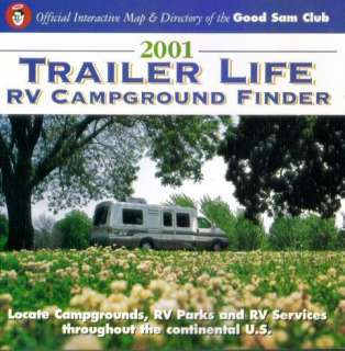 Trailer Life 2001 PC CD RV Campground Finder software!  