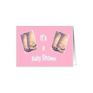  Twin girls Baby Shower Invitation Card: Health & Personal 