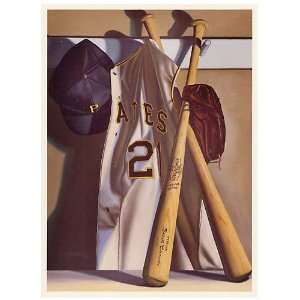   Sports Art Pittsburgh Pirates Twenty One Lithograph: Sports & Outdoors