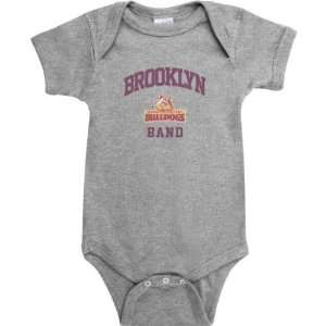 Brooklyn College Bulldogs Sport Grey Varsity Washed Band Arch Baby 