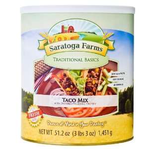 Saratoga Farms Taco Mix TVP Grocery & Gourmet Food