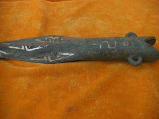 China Antique Bronze Weapon Spear Halberd Sharp rare  