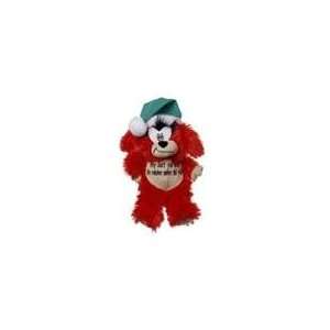    Multi Pet Pet Peeves Christmas Red 8in Dog Toy