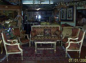 Elegant Assani louis xvi Living room furniture Sofa set  