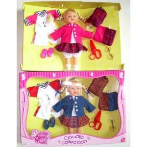   Baby Doll Playset with Matching Clothing and School Accesories: Toys