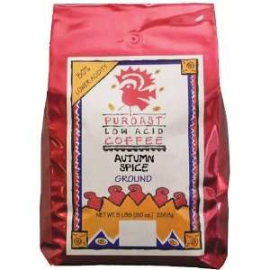  Low Acid Coffee Low Acid Autumn Spice Grind Drip Grind, 5 Pound Bags