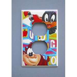  BABY Looney Tunes Taz Daffy Duck OUTLET Switch Plate 