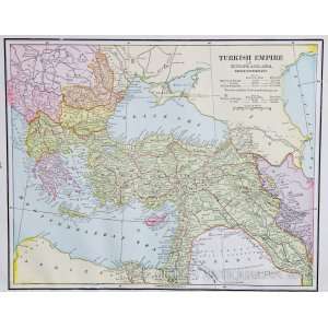  Peoples Map of the Turkish Empire (1887): Office Products
