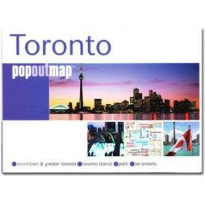  Toronto, Canada PopOut Map