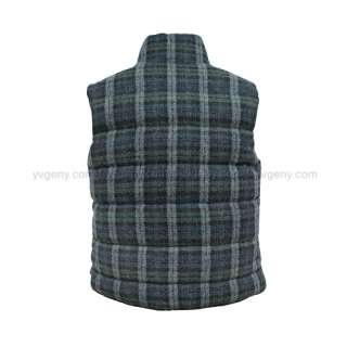 LIMITED EDITION MONCLER DOWN FILLED TWEED CHABRE VEST / GILET