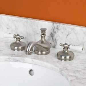  Tullamore Widespread Faucet with Small Porcelain Lever 