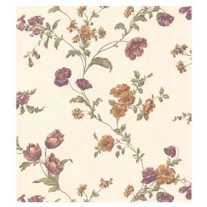   Wallcovering Tulip Floral Wallpaper LOW 42834: Home Improvement