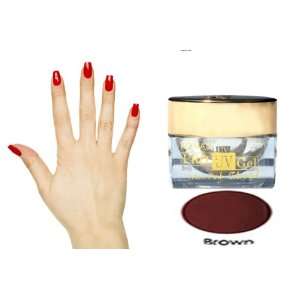  Konad Pro UV Soak Off Gel Polish Color Brown + Gift A viva 