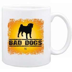  New  Bad Dogs Pug  Mug Dog: Home & Kitchen