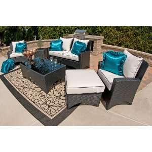  The Marchesa Collection 6 Piece All Weather Wicker Patio 
