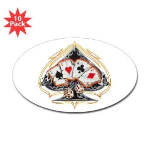  ) (10 Pack) Four of a Kind Poker Spade   Card Player 