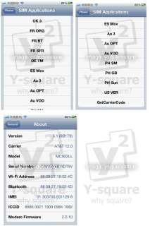sim III 3 Ultra S Turbo SIM Unlock iPhone 4S GSM iOS 5.0.1, 5.1 F981 