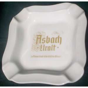 German Advertising Ashtray Asbach Uralt Brandy Vintage Collectible 