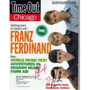  Franz Ferdinand Autographed Signed Magazine: Everything 