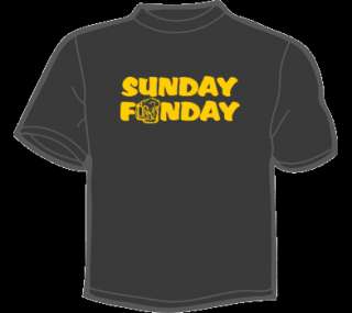 SUNDAY FUNDAY T Shirt WOMENS funny vintage dance party  