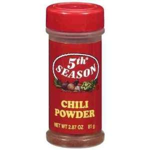 5th Season Chili Powder 2.87 oz. (Pack of 3):  Grocery 