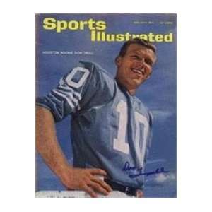 Don Trull Autographed/Hand Signed Sports Illustrated Magazine (Houston 