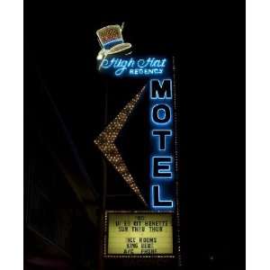     High Hat historic motel Las Vegas Nevada 24 X 20 