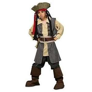   Caribbean Jack Sparrow Childs Costume Size Extra Small 4 Toys & Games