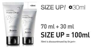Dr.Jart+ Whitening Water Drop 100ml (Original Size  70ml + SIZE UP 
