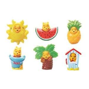  Winnie The Pooh Peek a Pooh Summer Splash Capsule Toys 6 