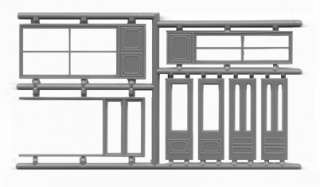   set 8117 ho scale 1 87 high quality injected styrene us made by ttg