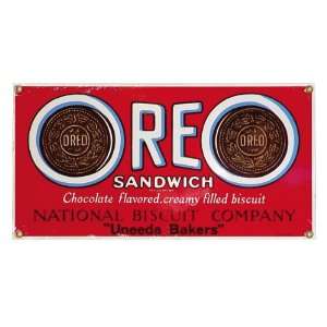  Oreo Cookie Retro Advertisement Porcelain Sign: Home 