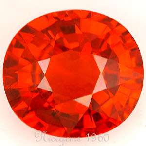 15 CTS INTENSE ORANGE NATURAL SPESSARTITE GARNET  