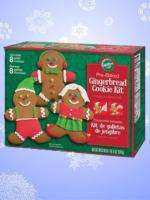 Wilton Christmas Gingerbread Boys Cookie Decorating Kit Pre Baked 