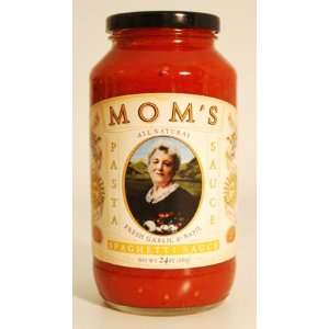 Moms Garlic & Basil Spaghetti Sauce Grocery & Gourmet Food