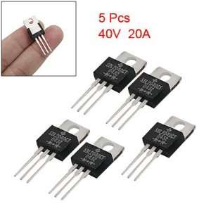   Sbc2040ct 5 Pcs 3 Pin Terminal Triode Transistor 20a 40v Electronics