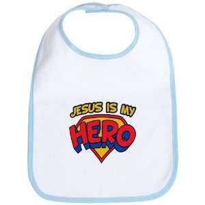  Baby Bib Sky Blue Jesus Is My Hero: Everything Else
