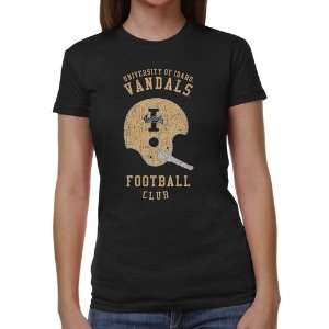 Idaho Vandals Ladies Club Juniors Tri Blend T Shirt   Black:  