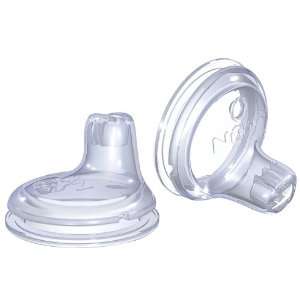  Nuby No Spill Gripper Cup Replacement Spouts  2pack: Baby