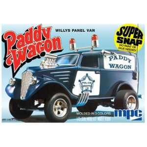  1/25 Willys Panel Van Paddy Wagon Super Snap Toys 
