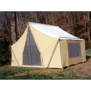  Trek Tents 9 x 12 Canvas Cabin Tent Khaki Sports 