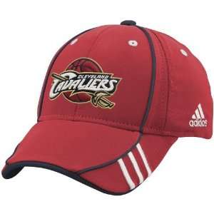 adidas Cleveland Cavaliers Maroon NBA Draft Day 1 Fit Flex Fit Hat 