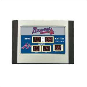  MLB Team Scoreboard Desk Clock Team: Chicago Cubs: Sports 