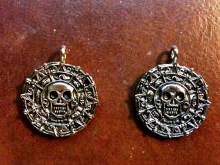 Pirates of The Caribbean, Cursed Aztec Coin Necklace  