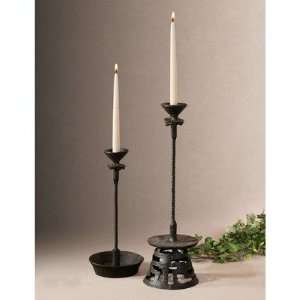    Set of 2 Abdon Hand Forged Metal Candle Holders: Home & Kitchen