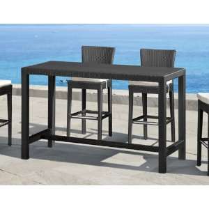   : Anguilla Bar Height Outdoor Table   Zuo Bar Tables: Home & Kitchen